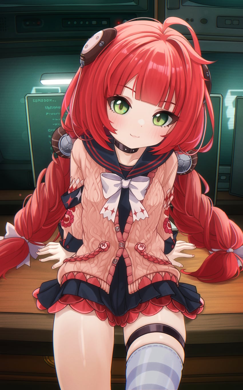 ukinami yuzuha (zenless zone zero) drawn by comodox