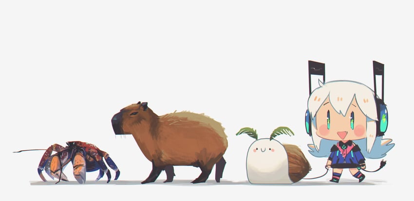 digitan and candy snail (original) drawn by porforever