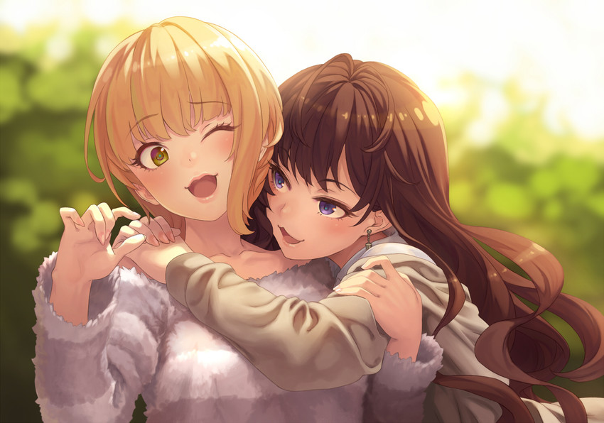 ichinose shiki and miyamoto frederica (idolmaster and 1 more) drawn by terumii