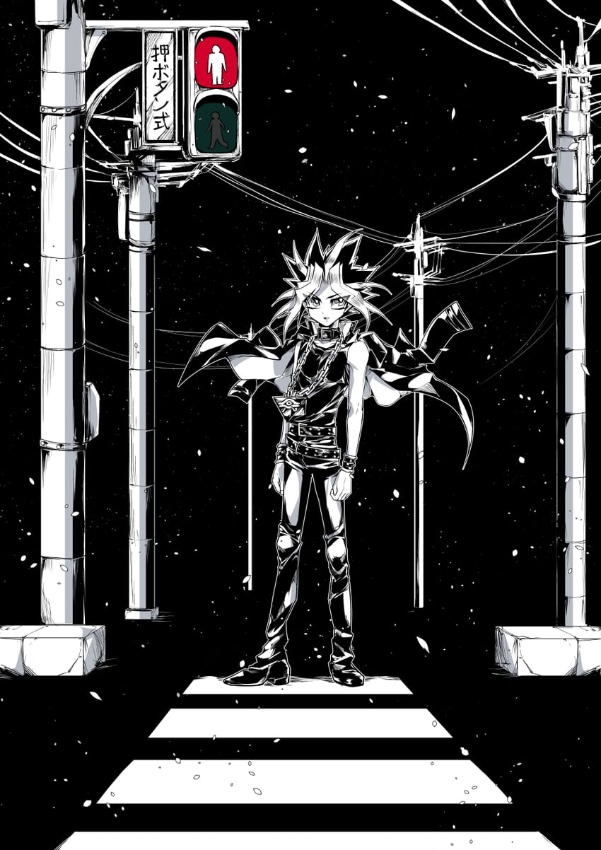 atem (yu-gi-oh! and 2 more) drawn by kirav83