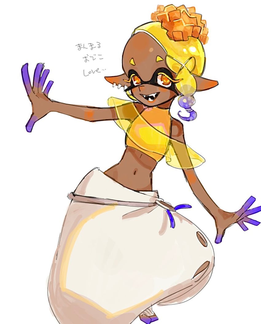 frye (splatoon and 1 more) drawn by yoshioka_suke