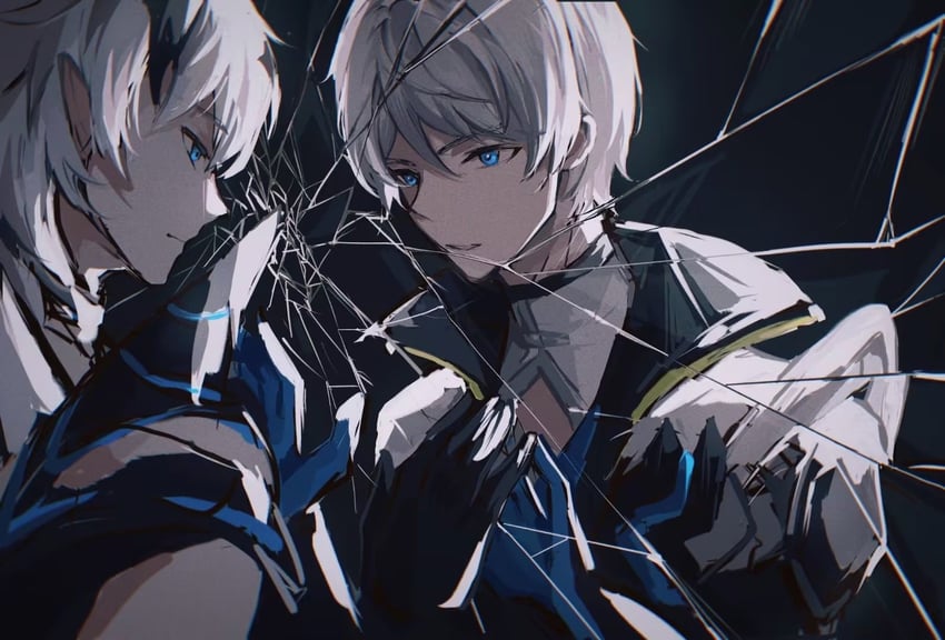 kevin kaslana (honkai and 1 more) drawn by dou_g_(douglasiai413)