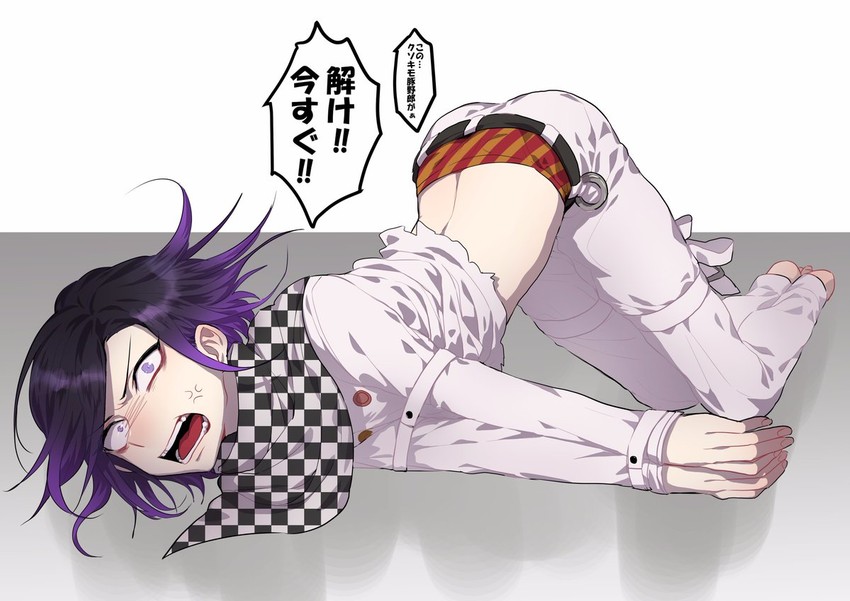 oma kokichi (danganronpa and 1 more) drawn by nanin