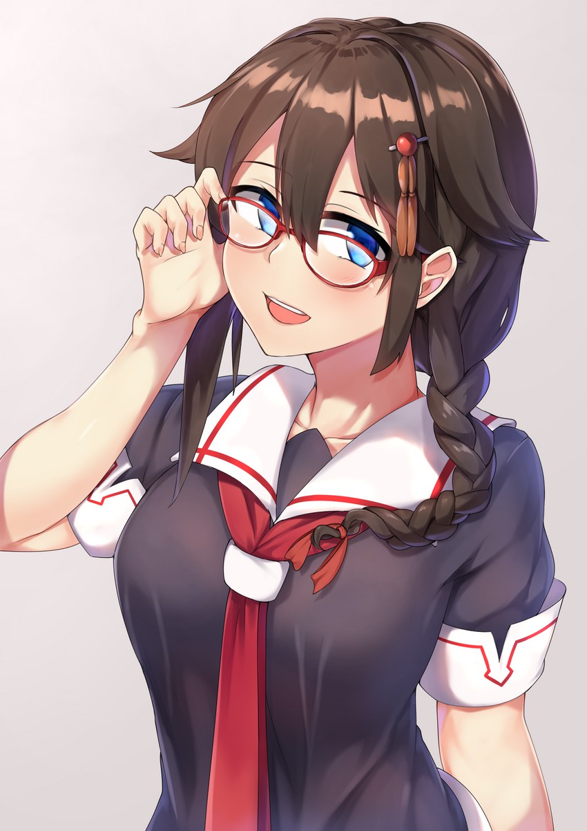 shigure and shigure kai ni (kantai collection) drawn by ryouya