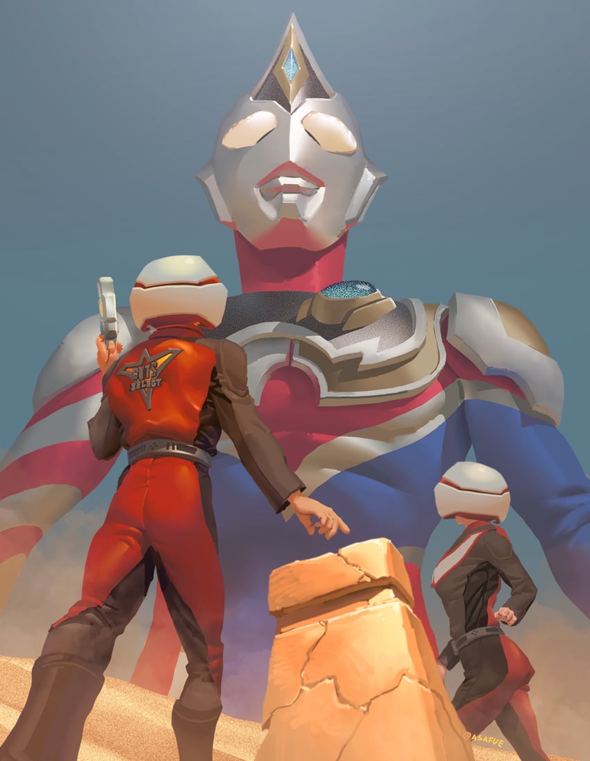 ultraman decker (ultra series and 2 more) drawn by whoncd