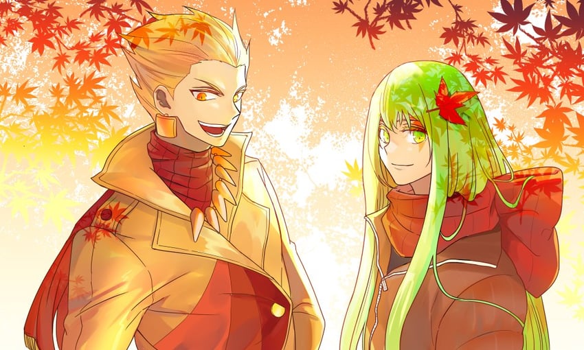 gilgamesh and enkidu (fate and 1 more) drawn by shiba44469