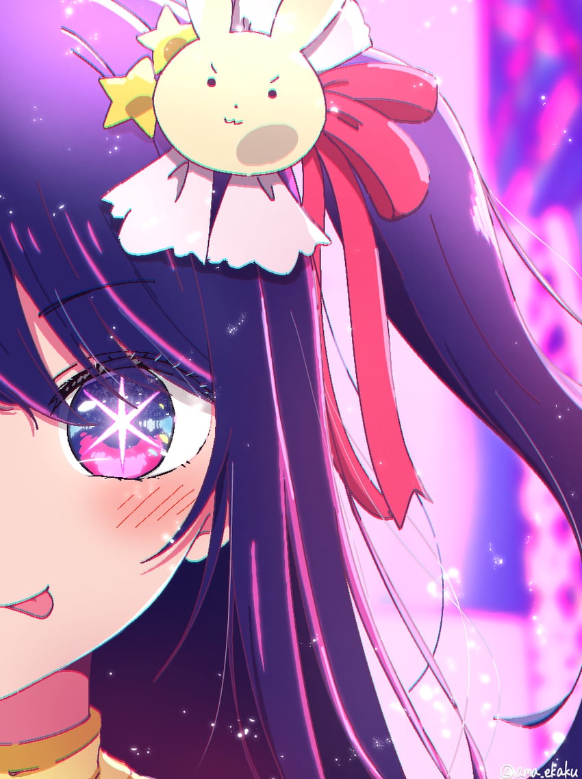 hoshino ai (oshi no ko) drawn by ama_(ama_ekaku)