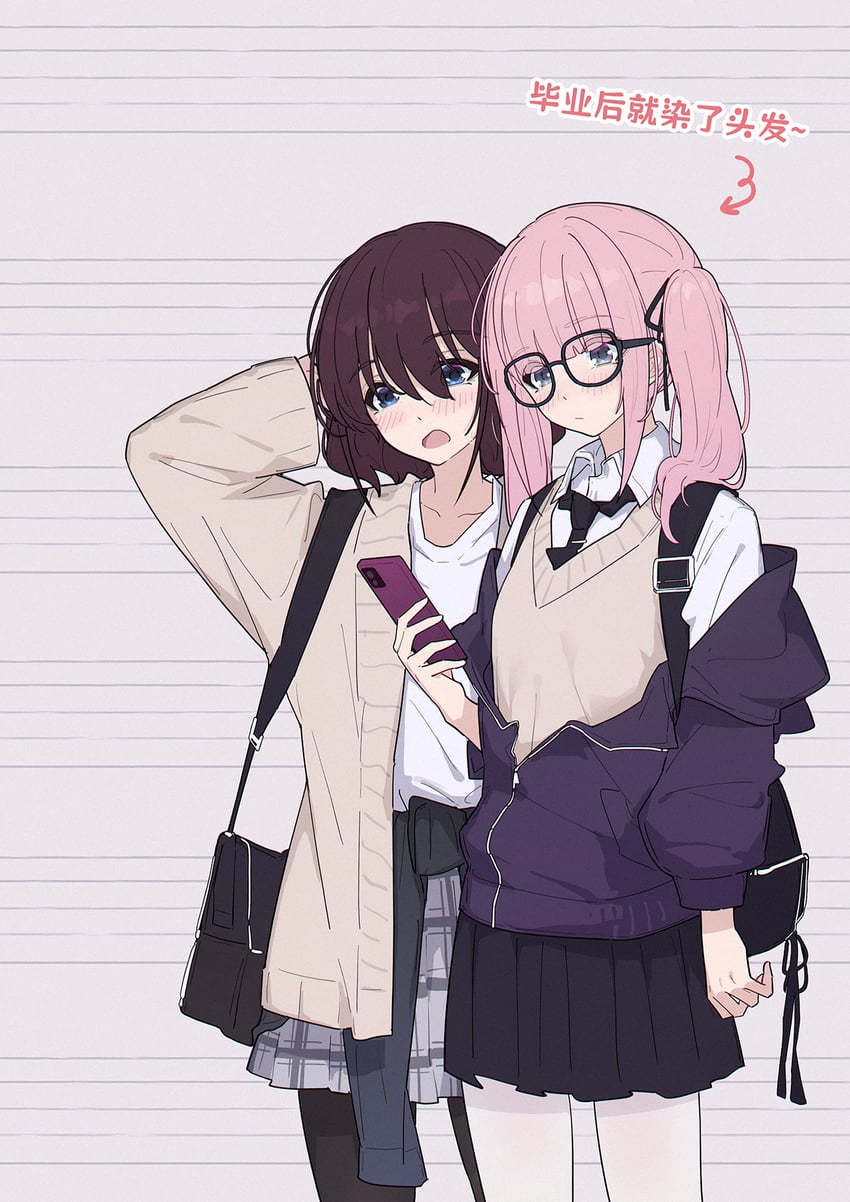 iseri nina and hina (girls band cry) drawn by yun_cao_bing