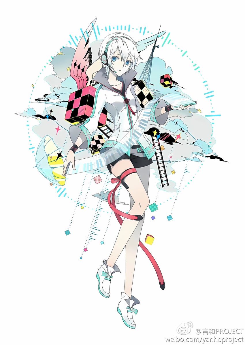 yanhe and yanhe v3 (vocaloid and 1 more) drawn by lu_wa_er_he_wan_guo_liao_ji_dao_wan