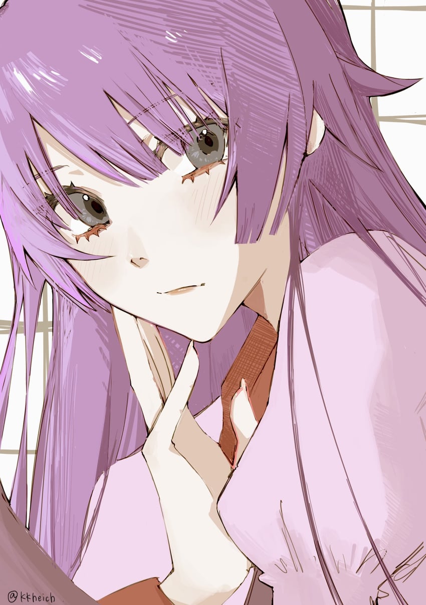 senjougahara hitagi (monogatari and 1 more) drawn by kkheicho