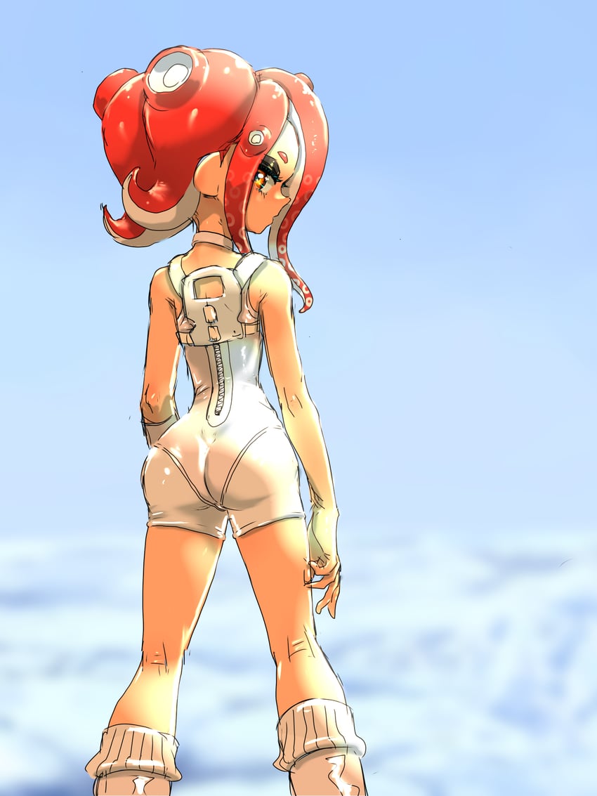 octoling player character, octoling girl, and agent 8 (splatoon and 2 more) drawn by koharu2.5