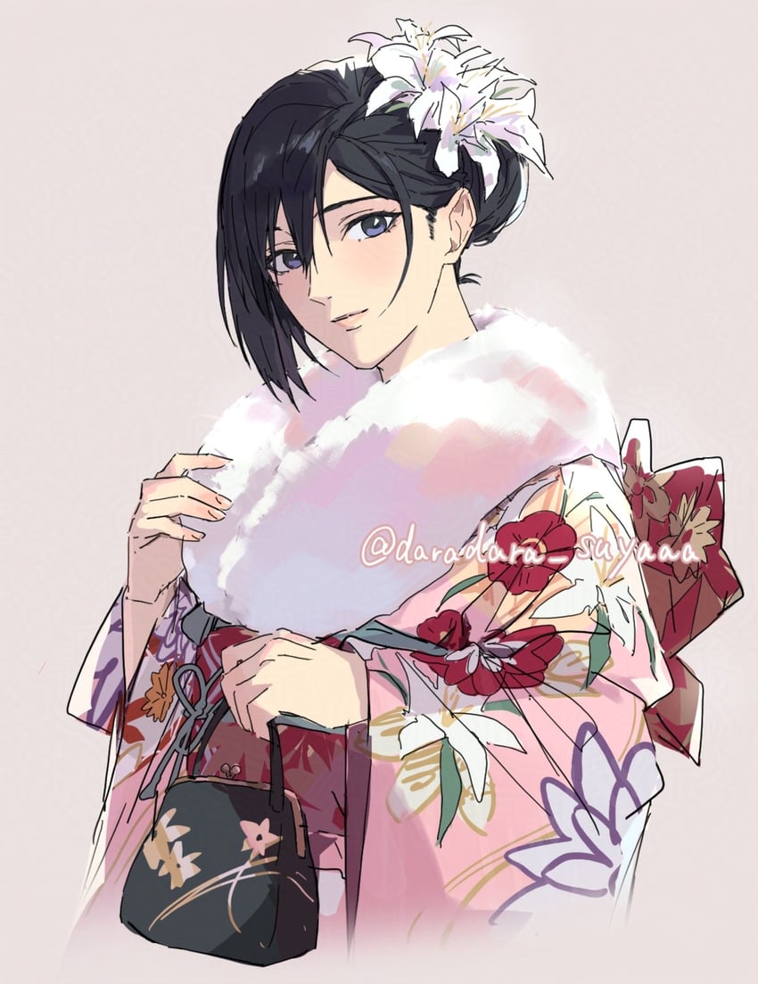 mikasa ackerman (shingeki no kyojin) drawn by darao_(daradara_suyaaa)