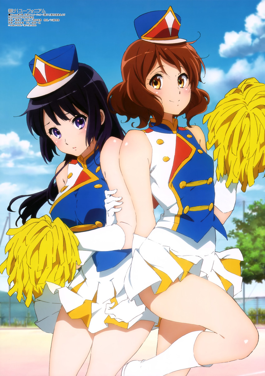 oumae kumiko and kousaka reina (hibike! euphonium and 1 more) drawn by sawa_shinpei