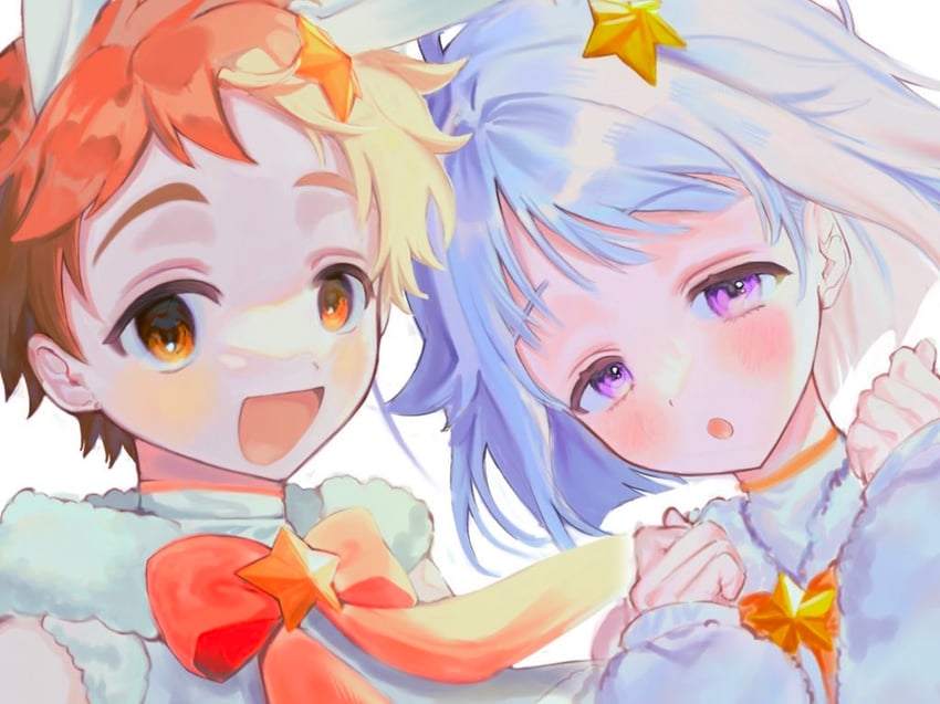 shino hajime and tenma mitsuru (ensemble stars!) drawn by ushio92
