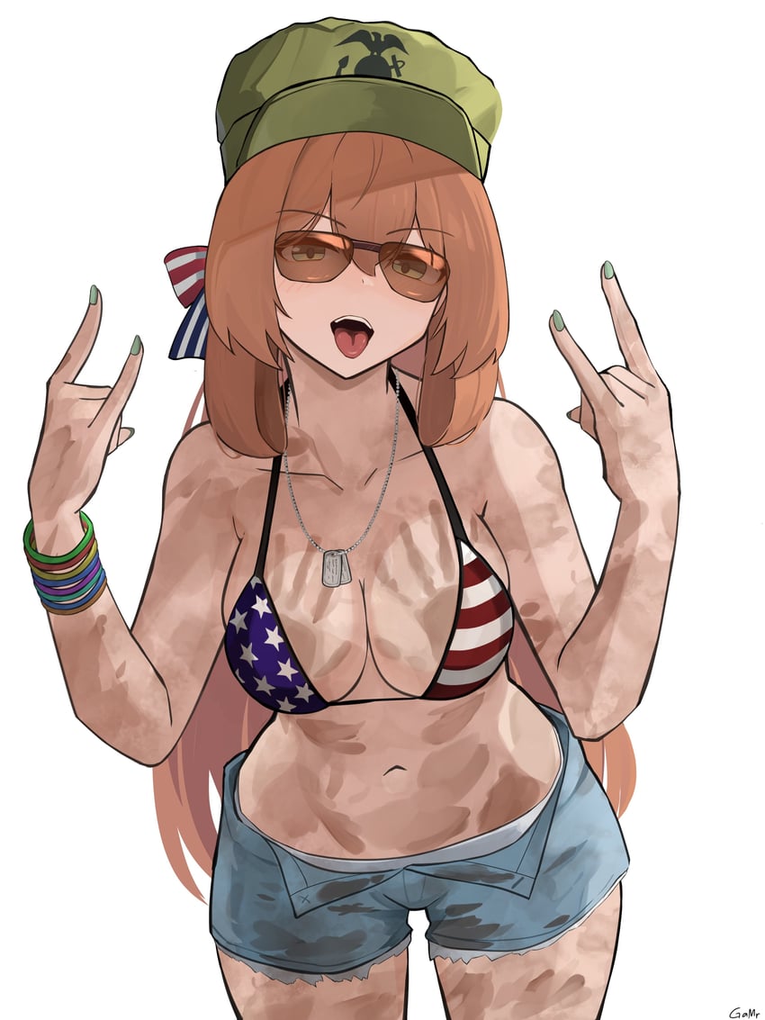 springfield and redneck girl (girls' frontline and 2 more) drawn by gamryous