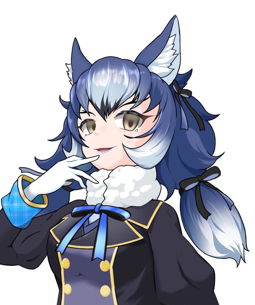 dire wolf (kemono friends and 1 more) drawn by unihulu