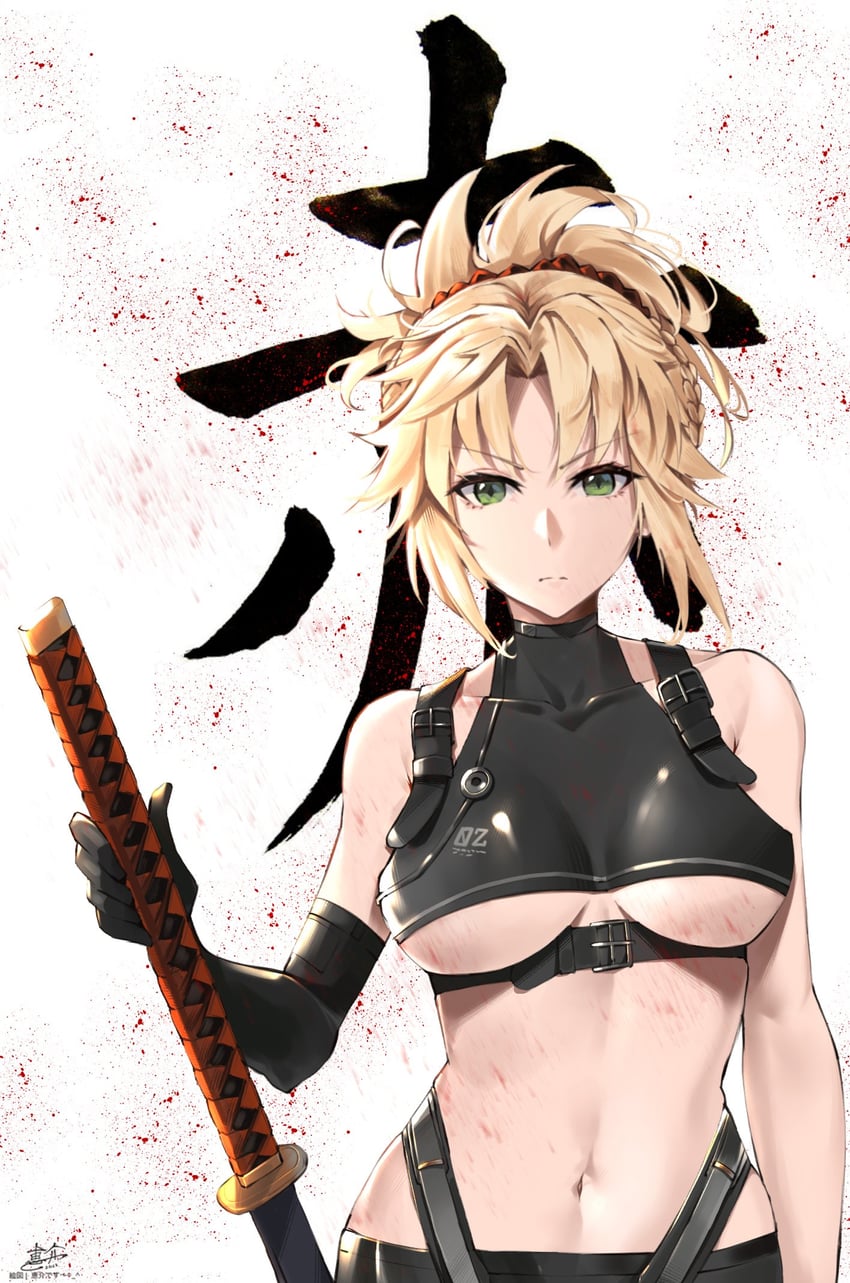 mordred (fate and 2 more) drawn by keisuke_desu~