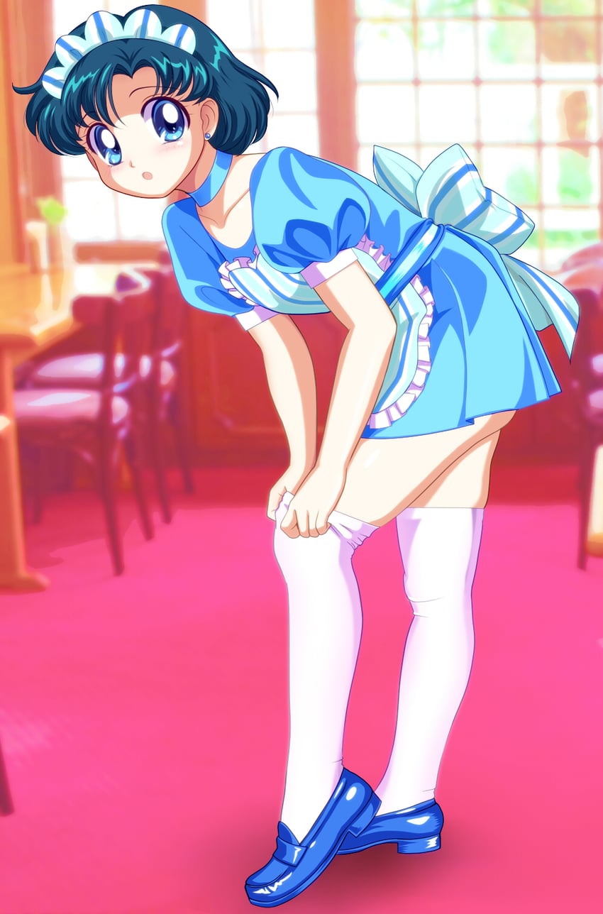 mizuno ami (bishoujo senshi sailor moon) drawn by pirochi
