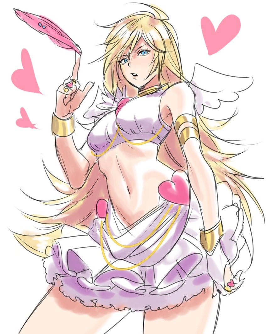 panty (panty & stocking with garterbelt) drawn by hanny_(uirusu_chan)