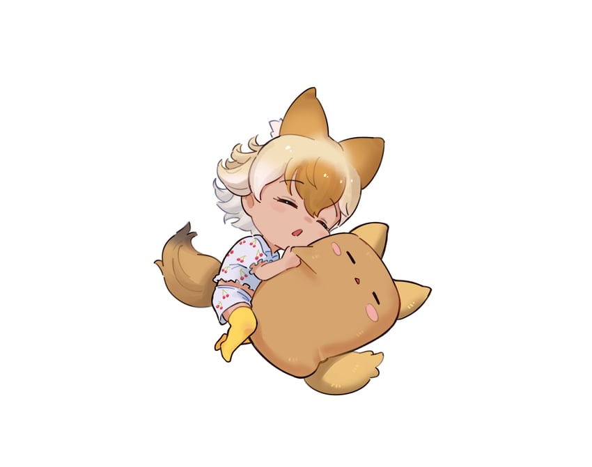 coyote and coyopotato (kemono friends and 1 more) drawn by beleven