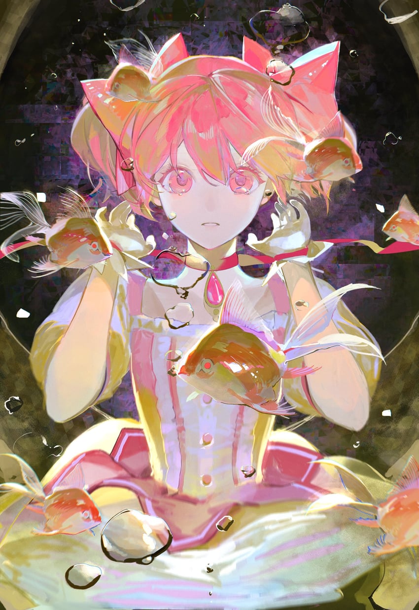 kaname madoka (mahou shoujo madoka magica) drawn by ugi_144