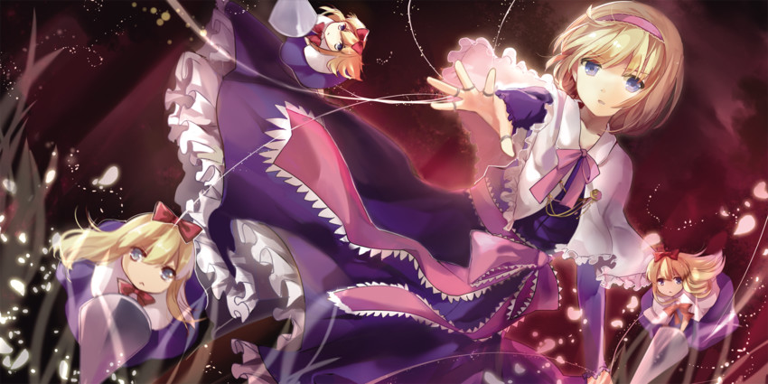 alice margatroid and shanghai doll (touhou) drawn by kita_(kitairoha)