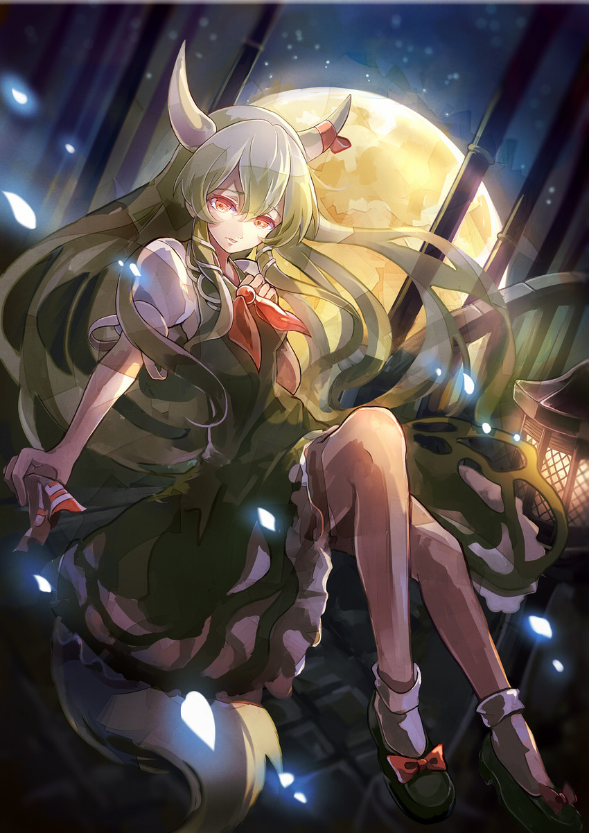 kamishirasawa keine and ex-keine (touhou and 1 more) drawn by 60mai