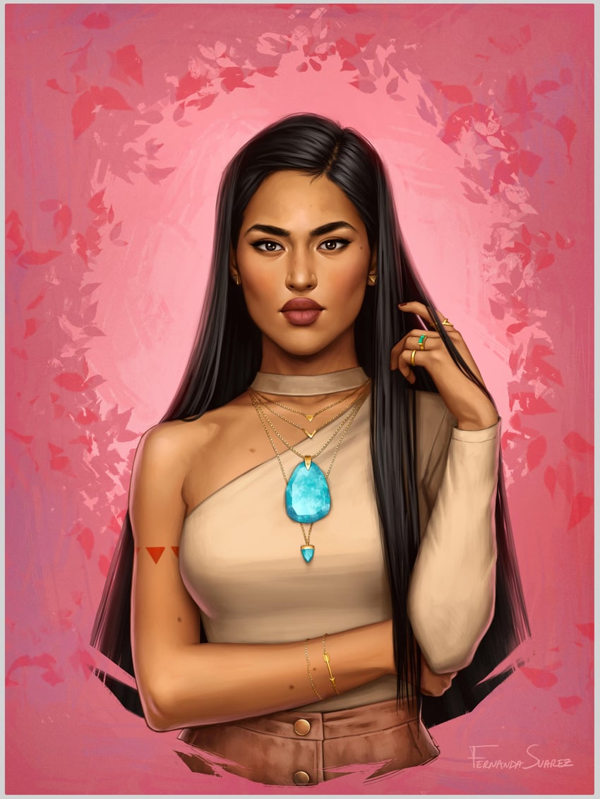 pocahontas (pocahontas) drawn by fernanda_suarez