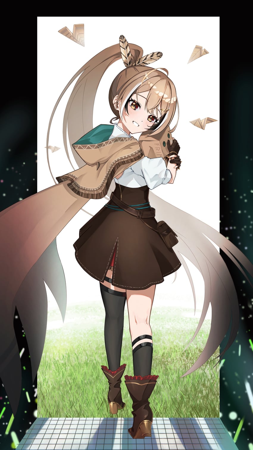 nanashi mumei and friend (hololive and 1 more) drawn by maymea