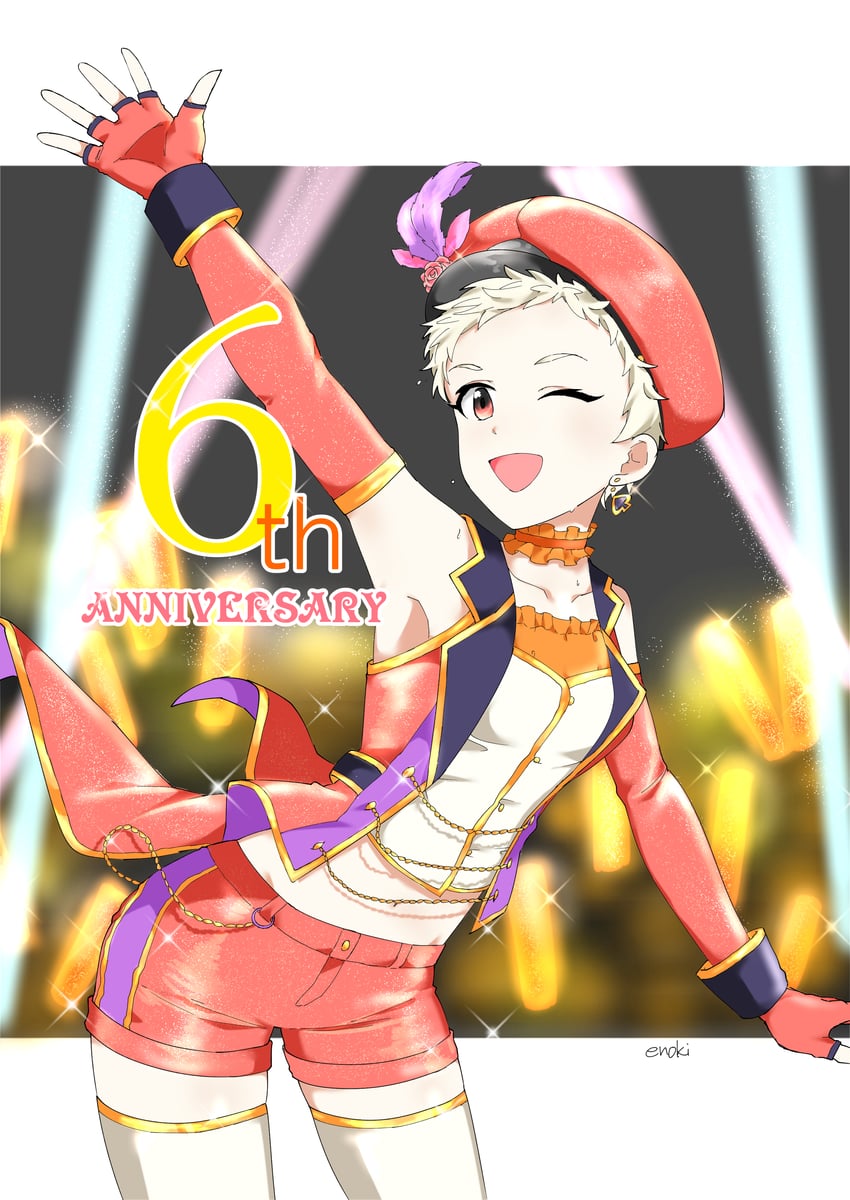 senzaki ema (idolmaster and 1 more) drawn by e-no-ki