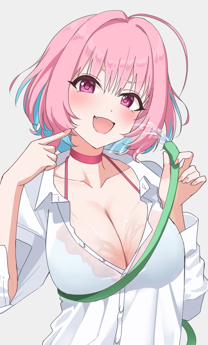 yumemi riamu (idolmaster and 2 more) drawn by kamoromance614