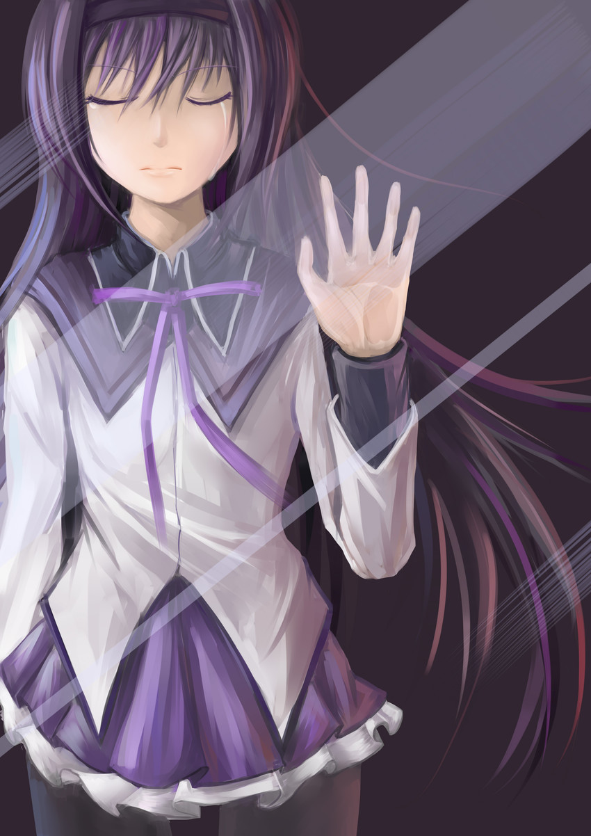 akemi homura (mahou shoujo madoka magica) drawn by xing_(qq512276613)