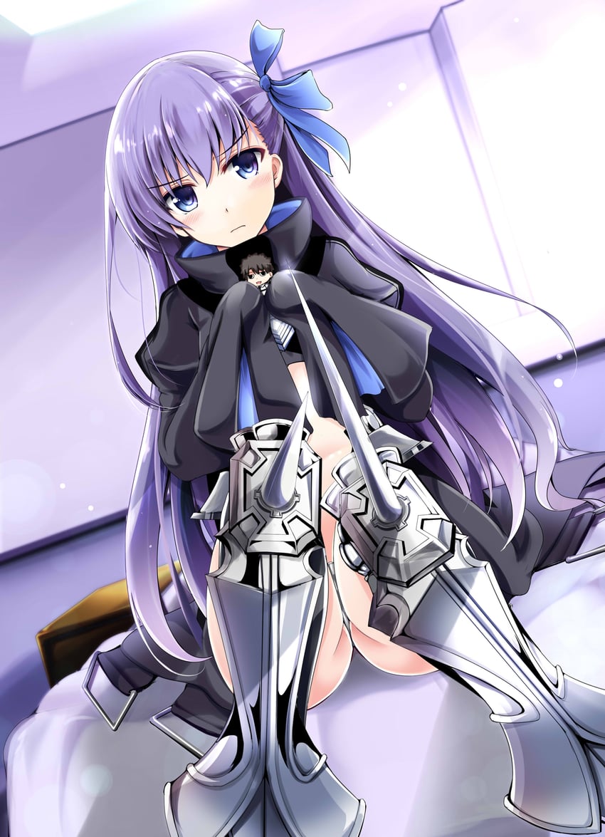fujimaru ritsuka and meltryllis (fate and 1 more) drawn by kiki_(koikuchikinako)