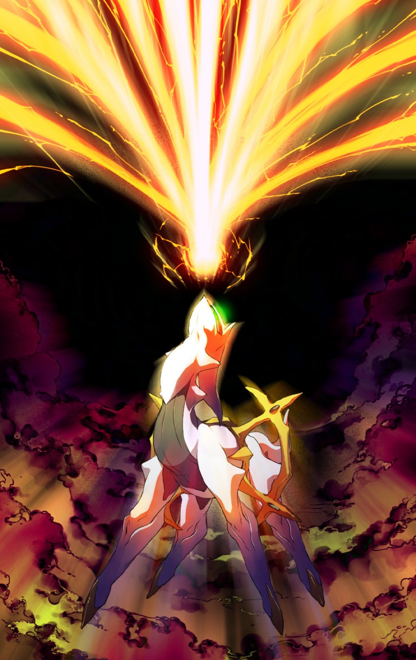 arceus (pokemon) drawn by akezu