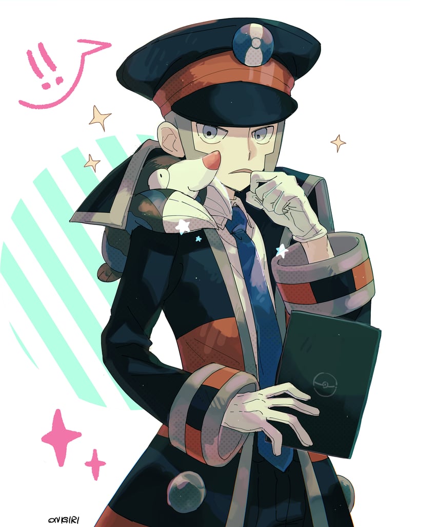 ingo and drilbur (pokemon and 1 more) drawn by onigiri_(ahku5522)