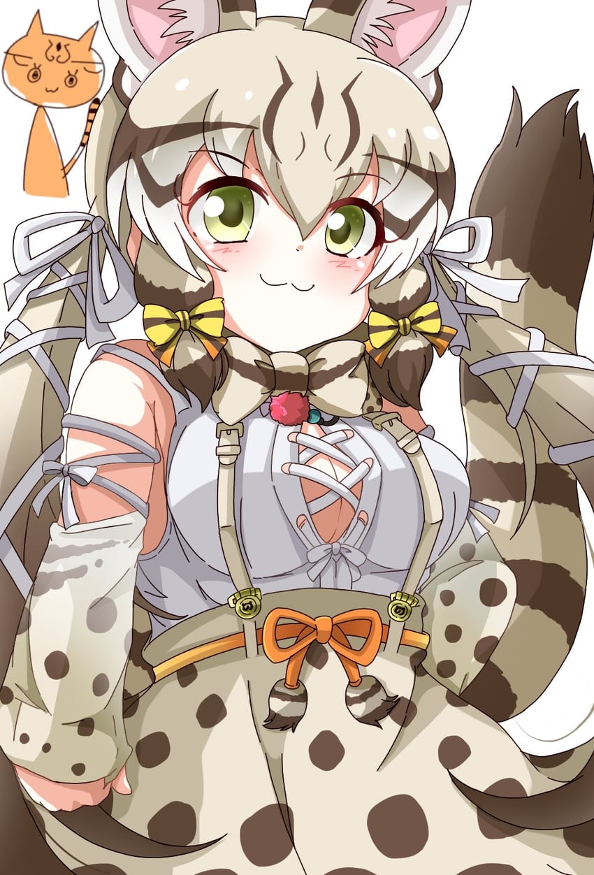geoffroy's cat (kemono friends and 1 more) drawn by hata_(user_ehfr2334)