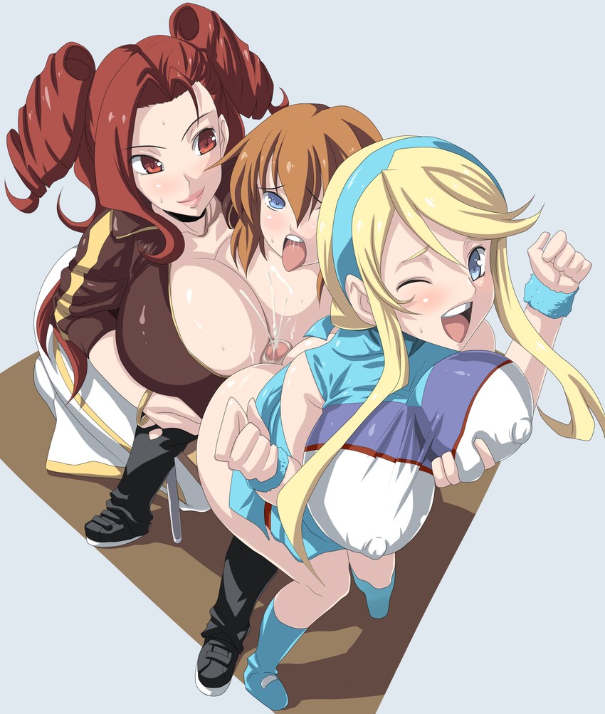 lina davis, joey jones, and vera collins (heroman) drawn by kloah
