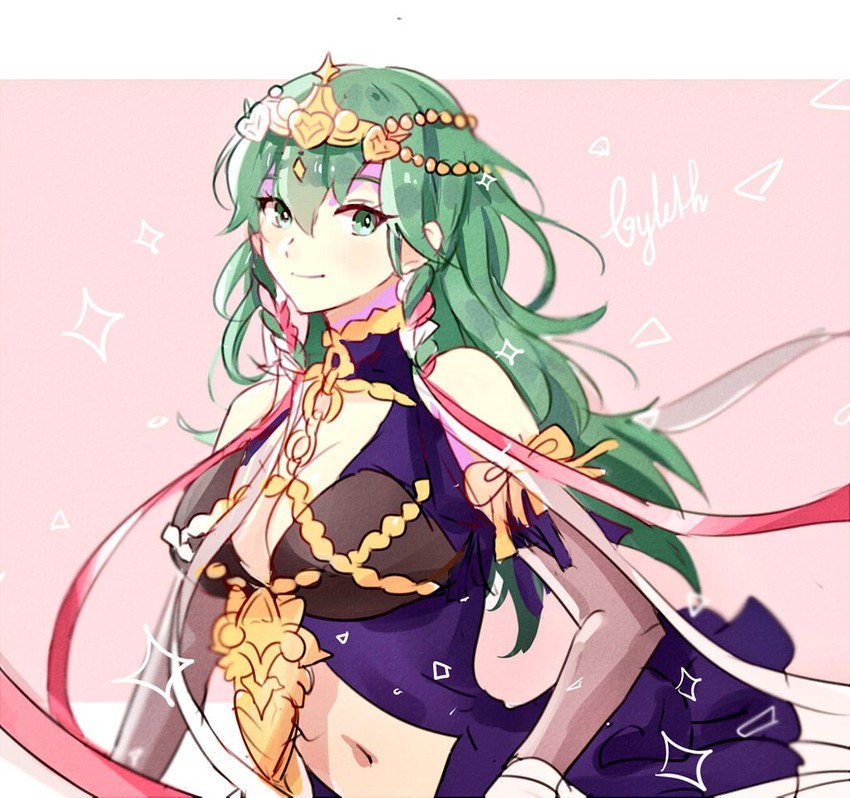 female byleth and sothis (fire emblem and 1 more) drawn by dinikee