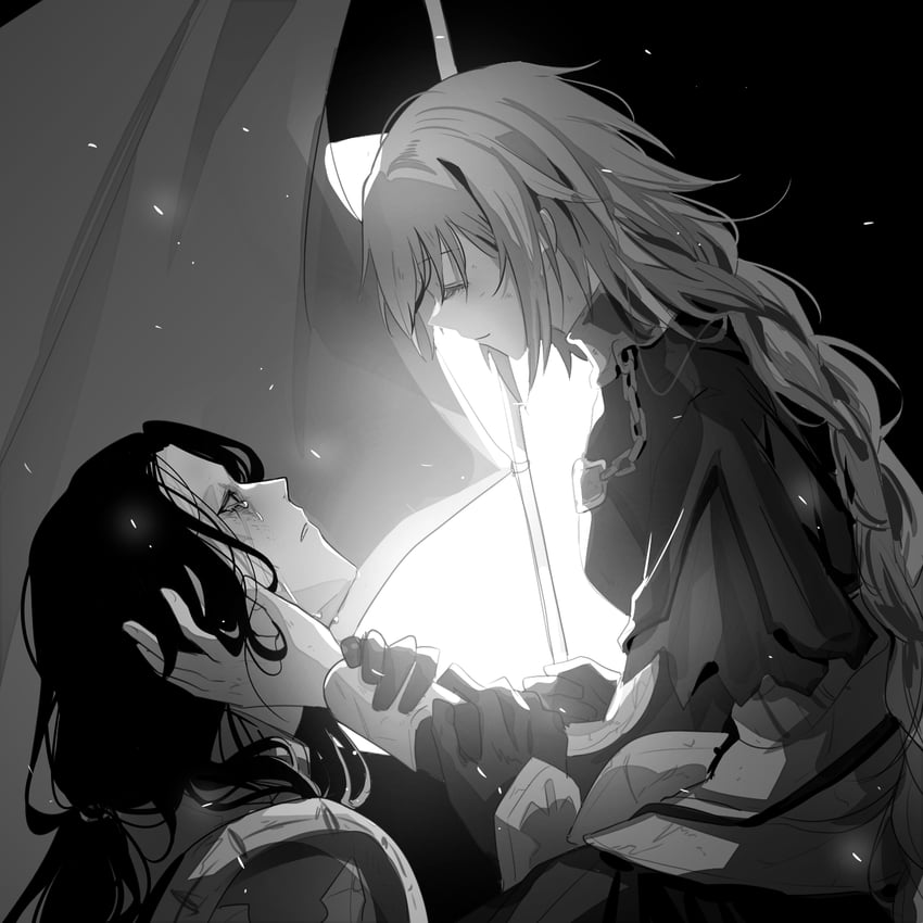 jeanne d'arc and gilles de rais (fate and 1 more) drawn by kassia
