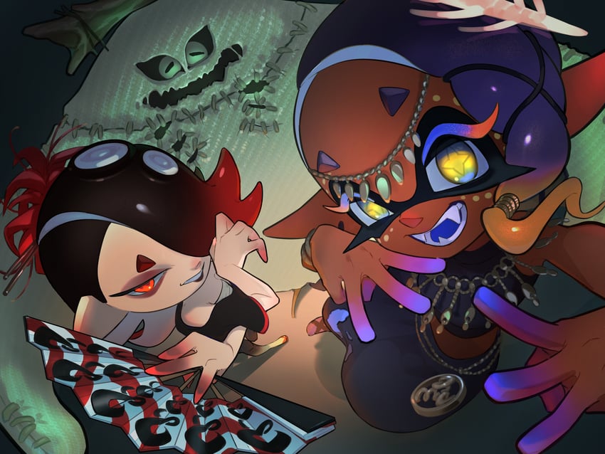 shiver, frye, and big man (splatoon and 1 more) drawn by otoboke-san