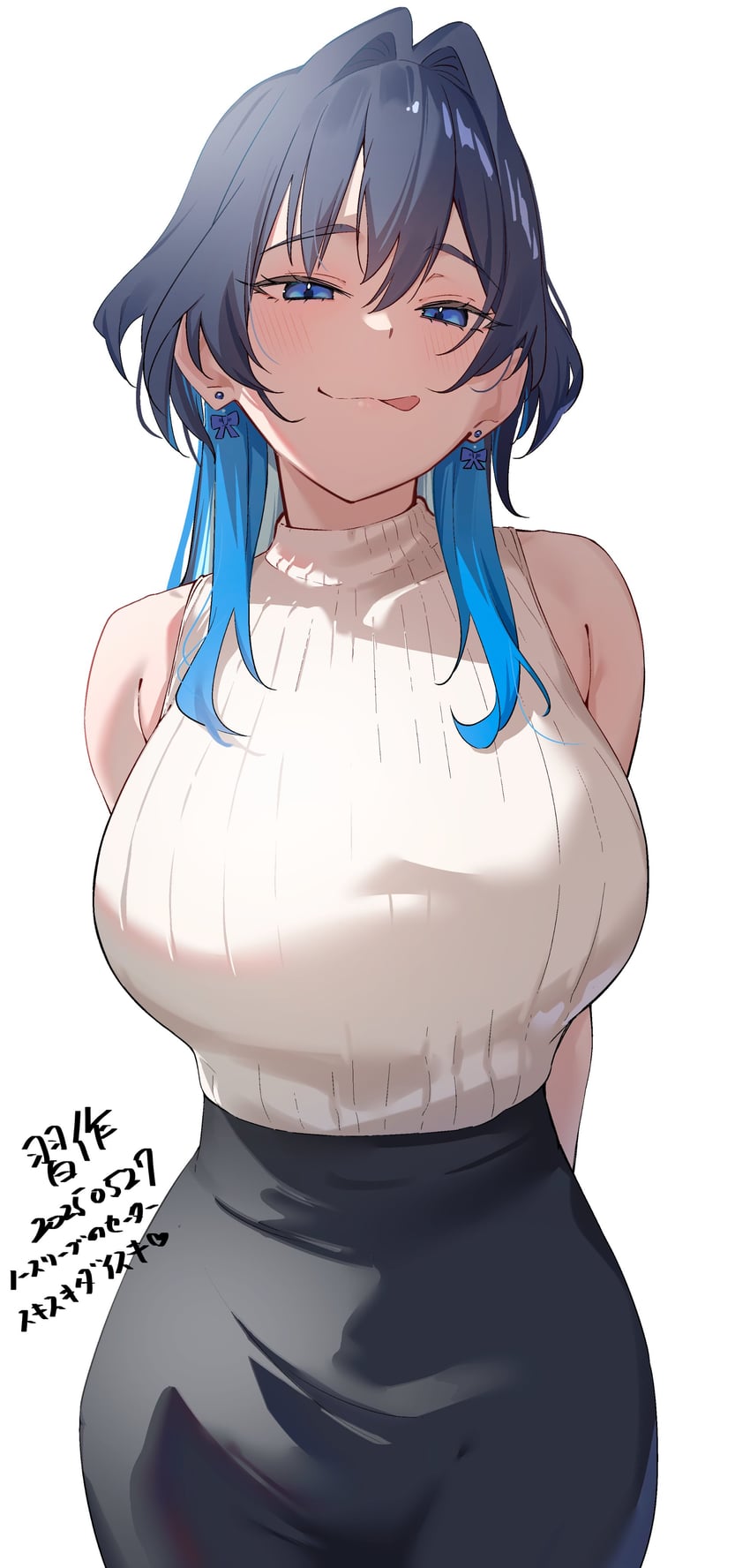 ouro kronii (hololive and 1 more) drawn by inuinuo_gataken
