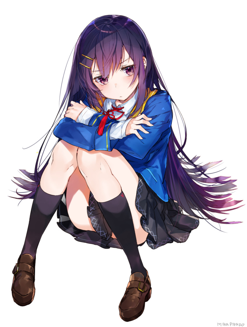 takawashi enju (butsuriteki ni koritsu shiteiru ore no koukou seikatsu) drawn by mika_pikazo