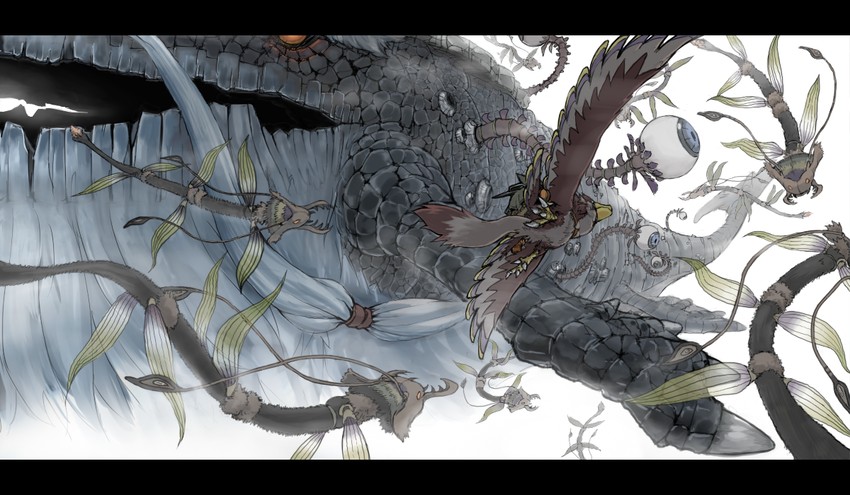 link, loftwing, and levias (the legend of zelda and 1 more) drawn by kuruuya