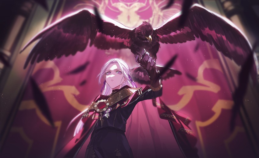 edelgard von hresvelg (fire emblem and 1 more) drawn by mo_(ine_mao)