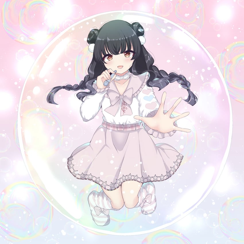 mayuzumi fuyuko (idolmaster and 1 more) drawn by ougi_hina