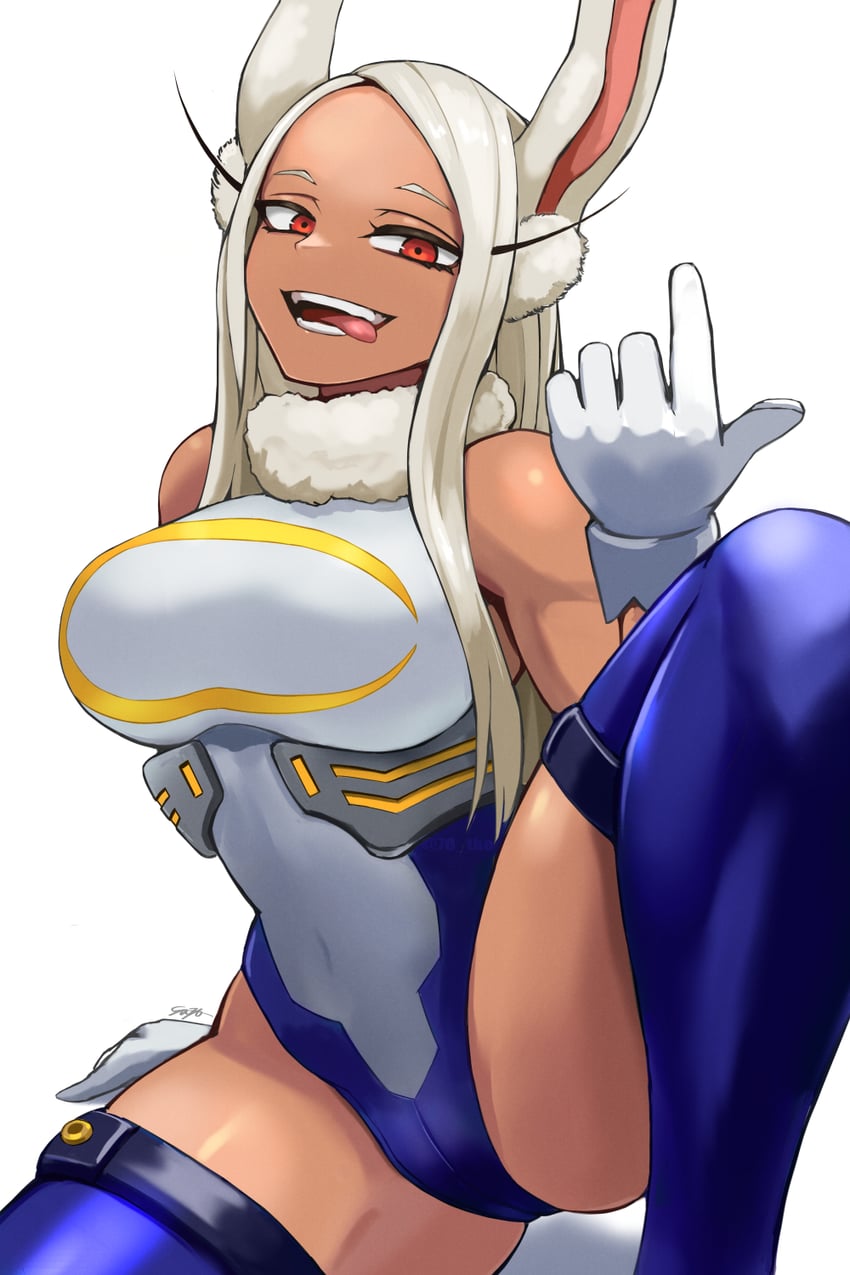 mirko (boku no hero academia) drawn by sunao_(70_the)
