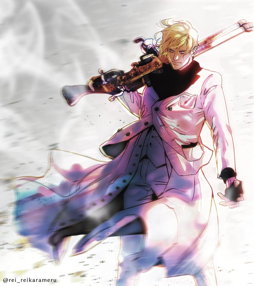 rufus shinra (final fantasy and 1 more) drawn by karameruderei