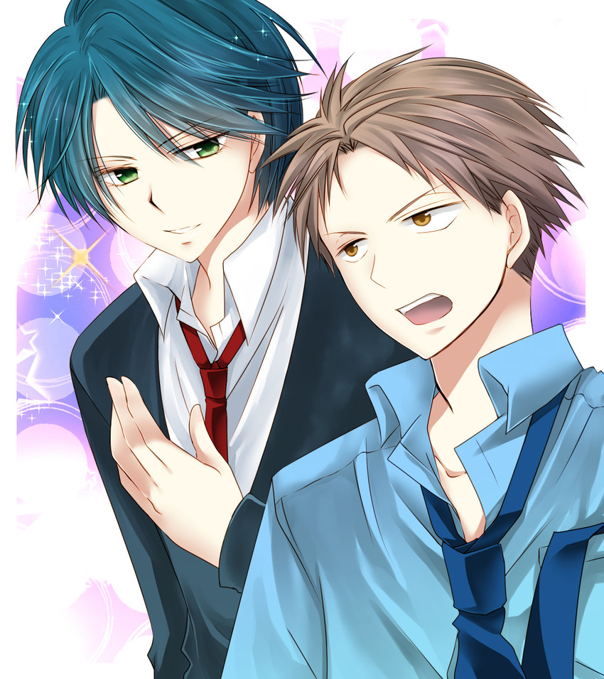 kashima yuu and hori masayuki (gekkan shoujo nozaki-kun) drawn by fujitsuka