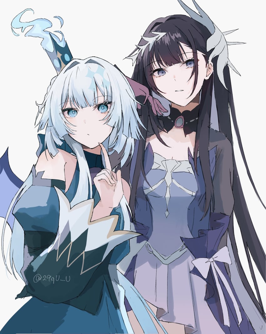 cerydra and hysilens (honkai and 1 more) drawn by 961_kuru