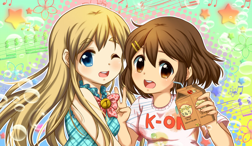 hirasawa yui and kotobuki tsumugi (k-on!) drawn by suzumiya_konoe